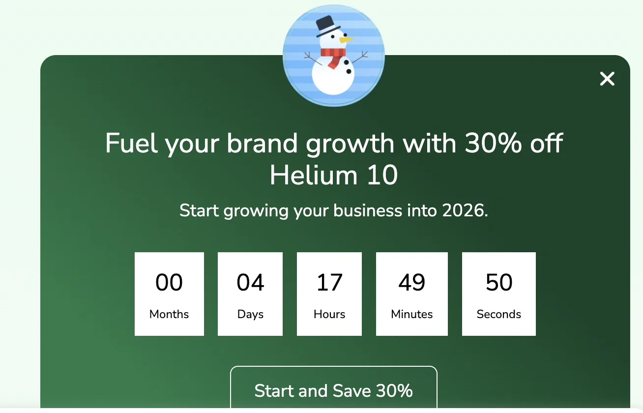 Helium10 Winteraktion 2025